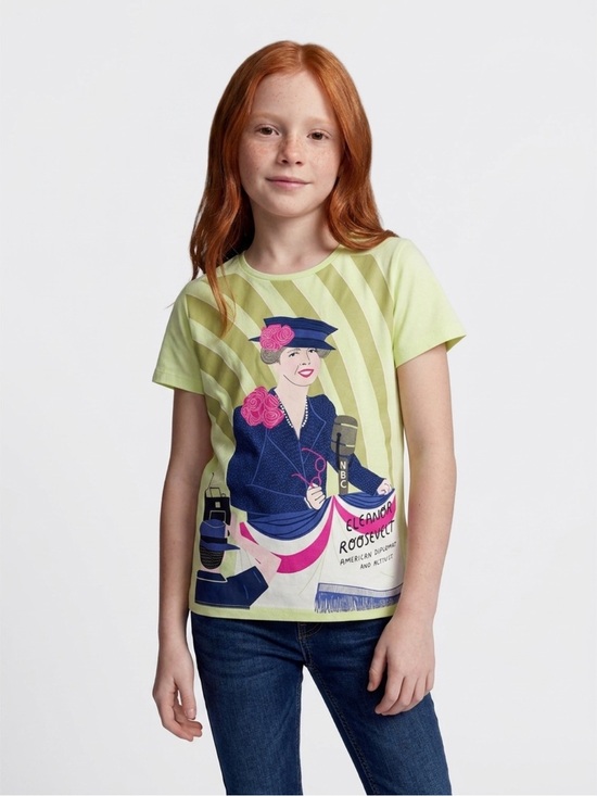 Piccolina Other - Piccolina Eleanor Roosevelt Graphic Tee - Female heroes back to school 🏫